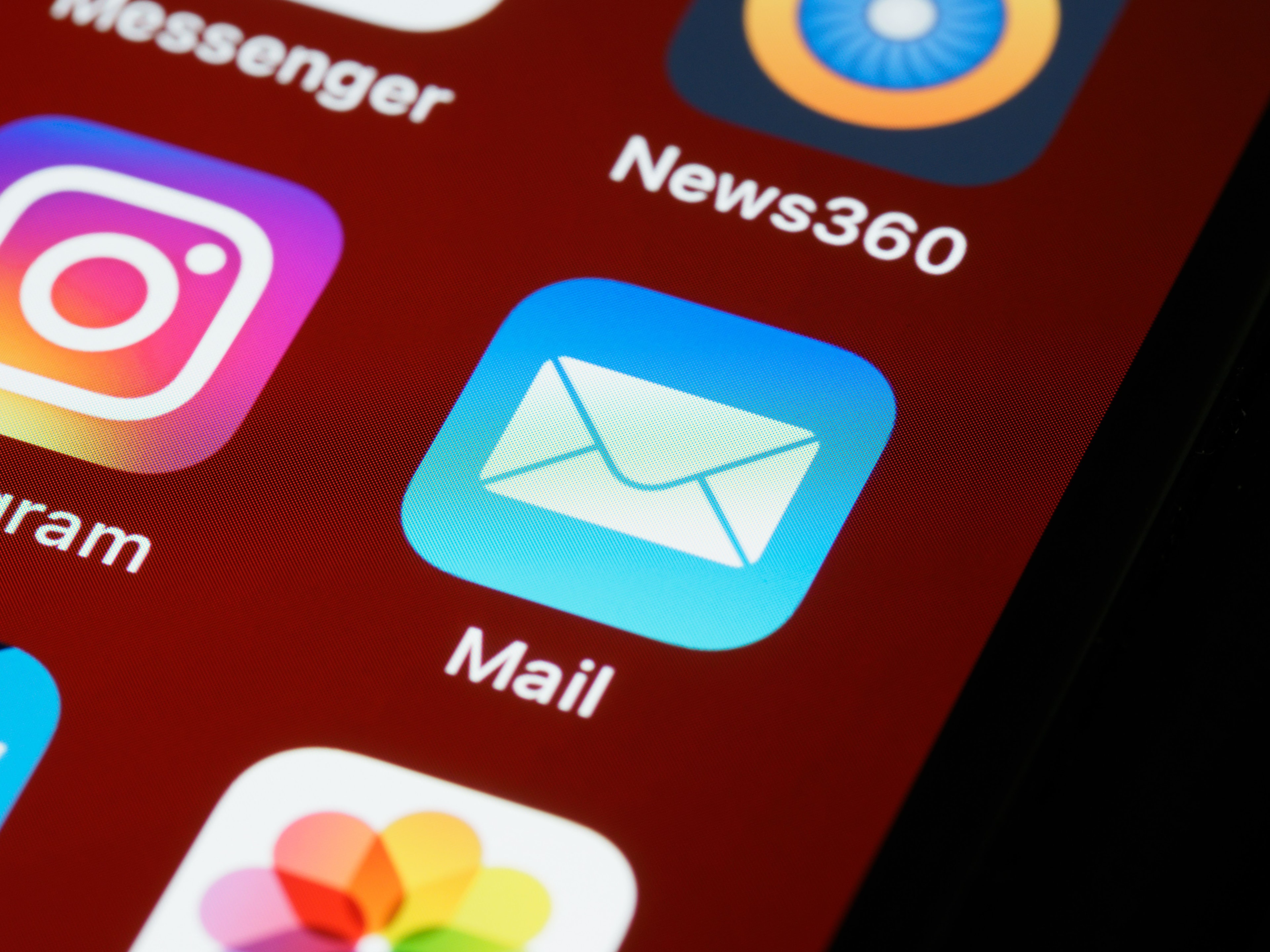 Application téléphone de boîte mail